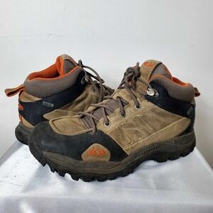 B64 Salomon Brown Leather Lace Up Hiking/Trail Boots Women's SZ 7.5